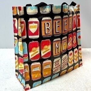 Blue Q "BEER ME" Shopper Tote Bag